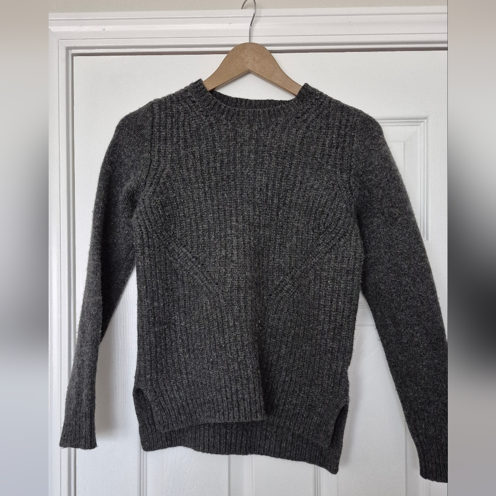 J. Crew Gray Crew Neck Sweater